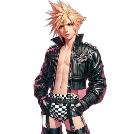 jacket, pixel art, concept art, cyberpunk transparent PNG cut-out