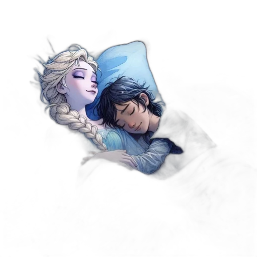 watercolor, pixel art, concept art, fantasy art transparent PNG cut-out