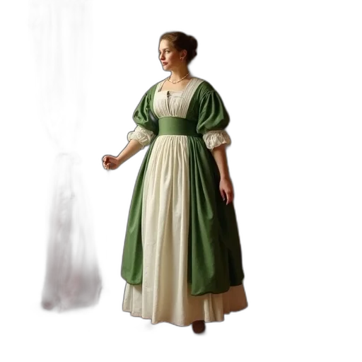 dress, photorealistic, 3d render, concept art transparent PNG cut-out