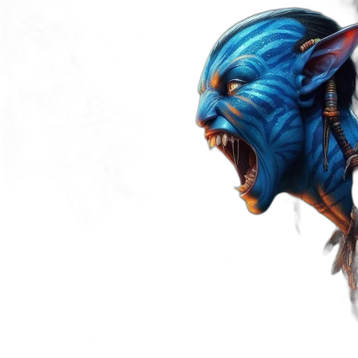 mask, creature, face, concept art transparent PNG cut-out