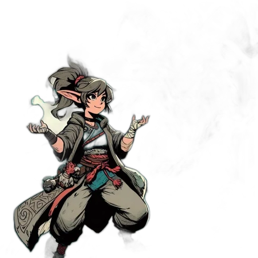 staff, dragon, weapon, jacket transparent PNG cut-out