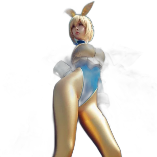 robot, dress, staff, weapon transparent PNG cut-out