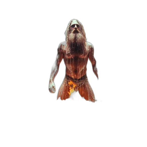 creature, animal, hair, staff transparent PNG cut-out