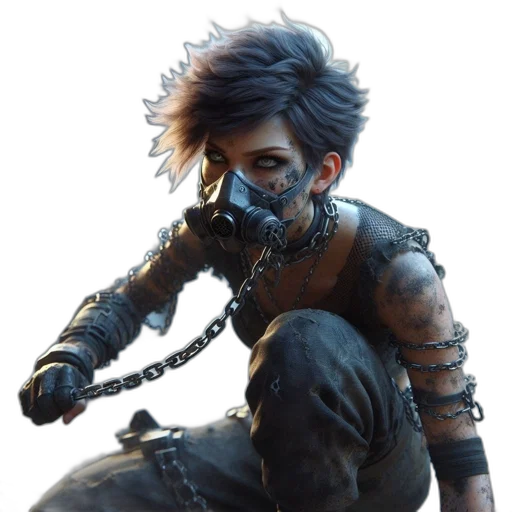 mask, face, weapon, staff transparent PNG cut-out