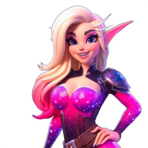 dress, staff, fantasy art, concept art transparent PNG cut-out