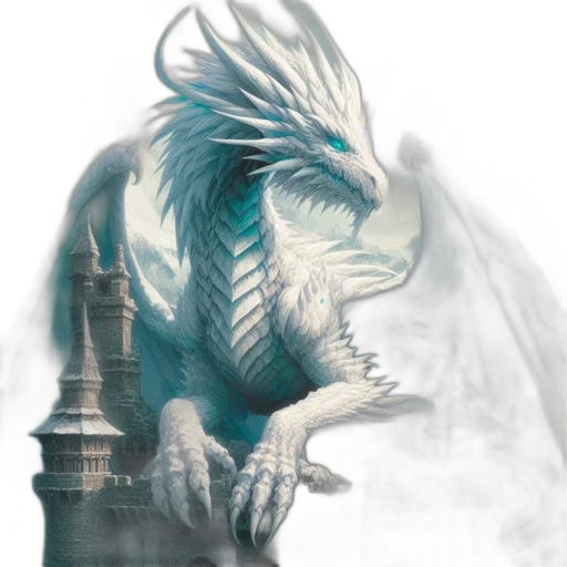 dragon, creature, fantasy art, concept art transparent PNG cut-out