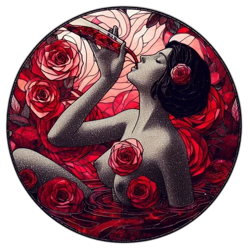 flower, fantasy art, comic book art, concept art transparent PNG cut-out