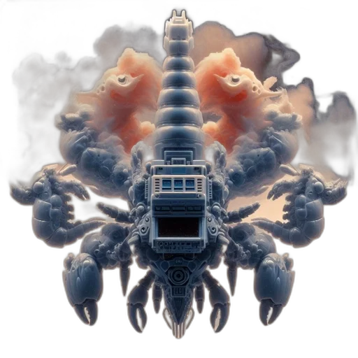 dragon, robot, creature, concept art transparent PNG cut-out