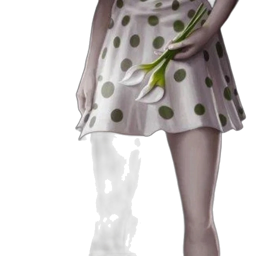 dress, staff, creature, face transparent PNG cut-out