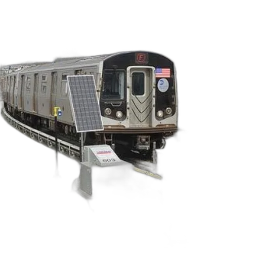3d render, photorealistic, concept art, solar-powered transparent PNG cut-out