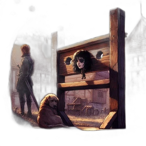 concept art, comic book art, fantasy art, watercolor transparent PNG cut-out
