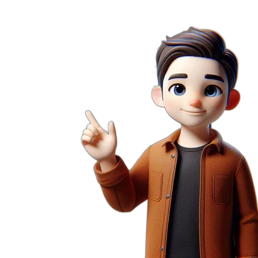 jacket, cartoon, 3d render, concept art transparent PNG cut-out
