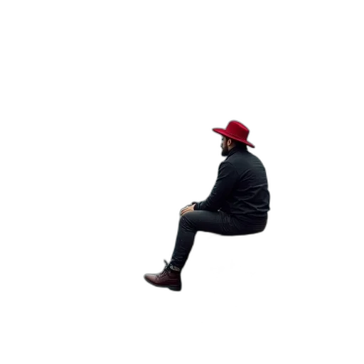 hat, jacket, creature, shoes transparent PNG cut-out