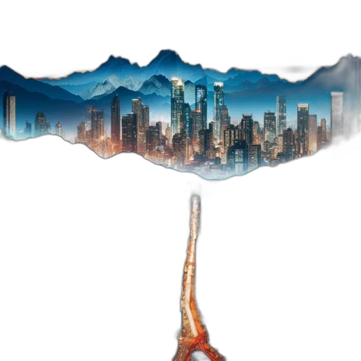 umbrella, staff, concept art, fog transparent PNG cut-out