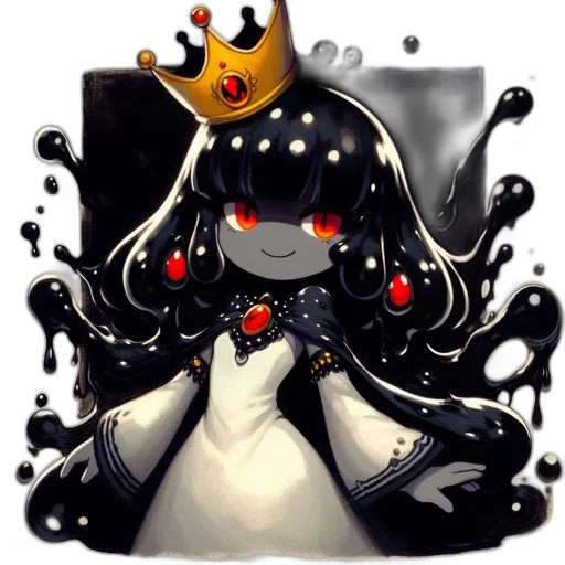 crown, mask, staff, creature transparent PNG cut-out