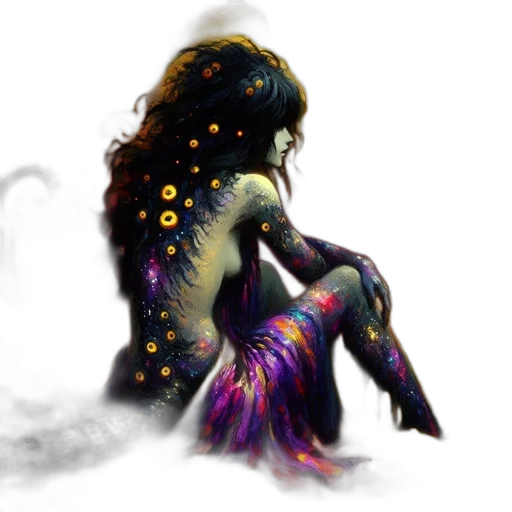 dress, creature, fantasy art, concept art transparent PNG cut-out
