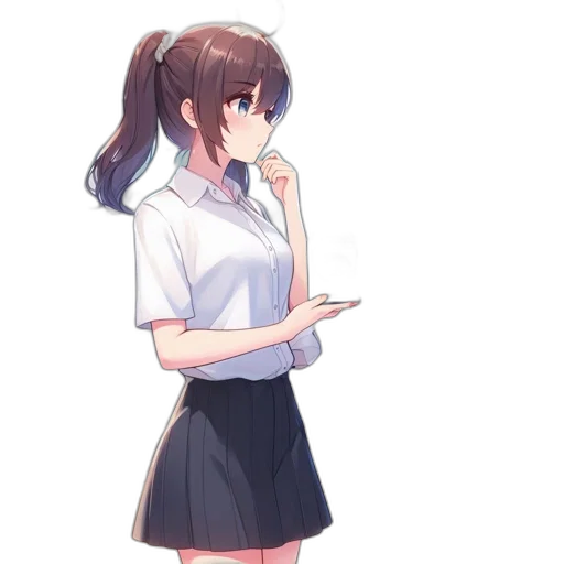 dress, staff, jacket, face transparent PNG cut-out