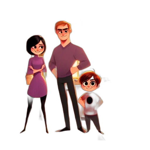 staff, concept art, cartoon, 3d render transparent PNG cut-out