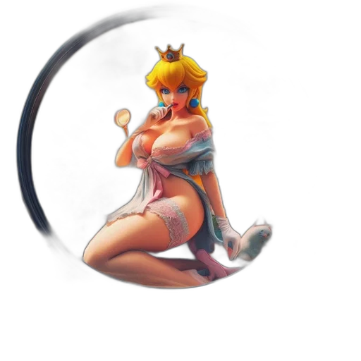 dress, crown, staff, concept art transparent PNG cut-out