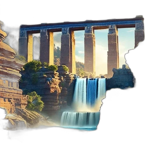 concept art, photorealistic, fantasy art, 3d render transparent PNG cut-out