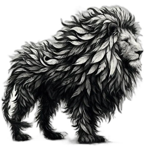 animal, hair, crown, creature transparent PNG cut-out