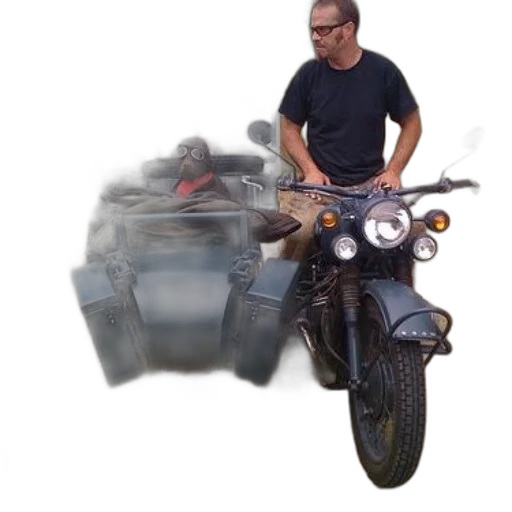 weapon, jacket, car, animal transparent PNG cut-out