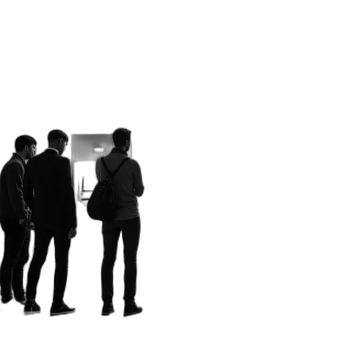 jacket, staff, furniture, robot transparent PNG cut-out