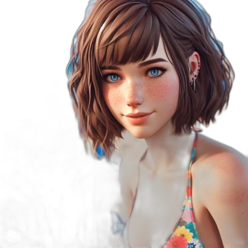 face, dress, robot, creature transparent PNG cut-out