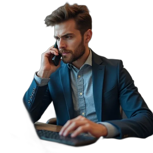 jacket, staff, young, business transparent PNG cut-out