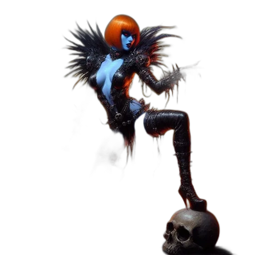 staff, robot, creature, concept art transparent PNG cut-out