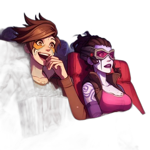 concept art, cyberpunk, pixel art, comic book art transparent PNG cut-out