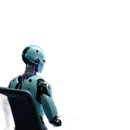 robot, creature, furniture, 3d render transparent PNG cut-out