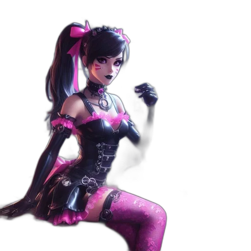 concept art, fantasy art, 3d render, cyberpunk transparent PNG cut-out