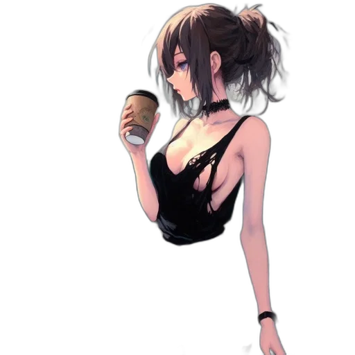 dress, food, staff, bottle transparent PNG cut-out