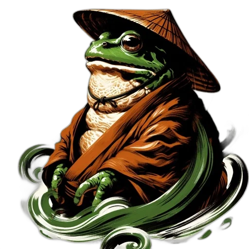 staff, hat, creature, animal transparent PNG cut-out