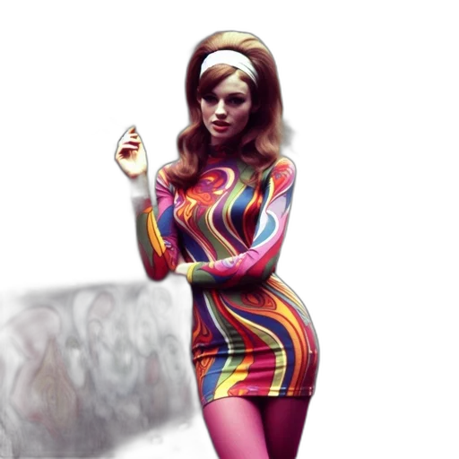 dress, concept art, comic book art, fantasy art transparent PNG cut-out