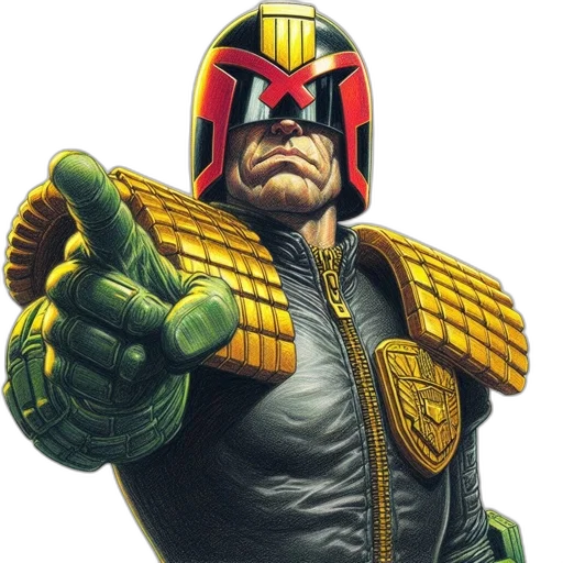 jacket, robot, comic book art, concept art transparent PNG cut-out
