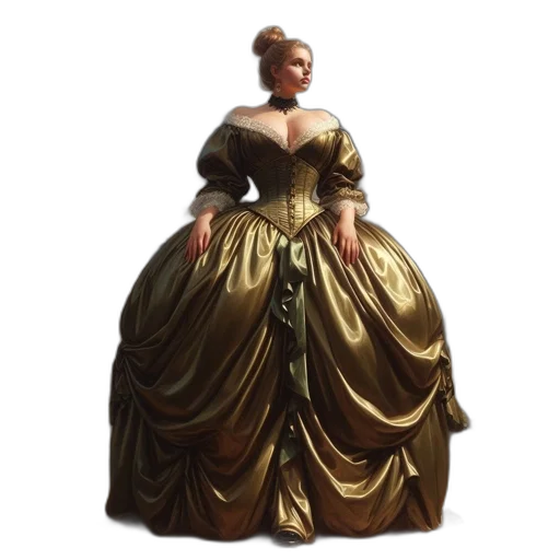 dress, crown, jewelry, concept art transparent PNG cut-out