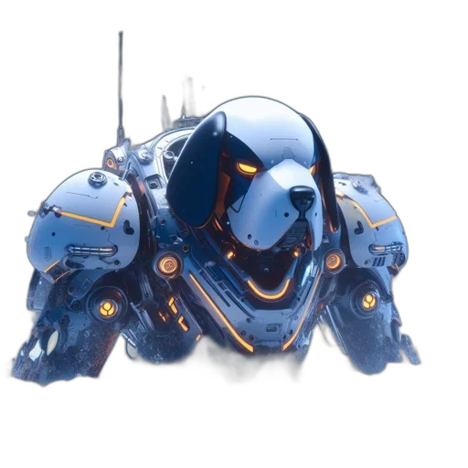 robot, weapon, creature, dragon transparent PNG cut-out
