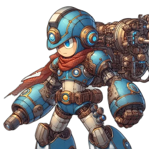 robot, weapon, concept art, fantasy art transparent PNG cut-out
