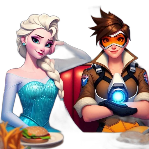 food, concept art, pixel art, comic book art transparent PNG cut-out