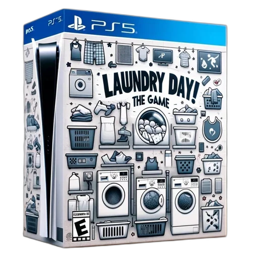 3d render, unconventional, ps5, game transparent PNG cut-out
