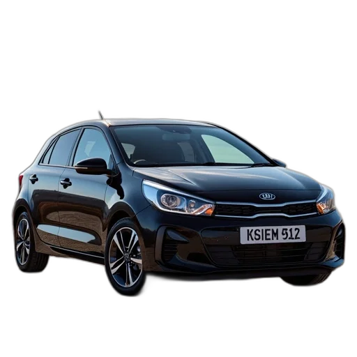 car, used, kia, rio transparent PNG cut-out