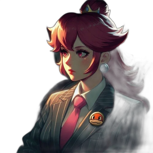 staff, jacket, face, crown transparent PNG cut-out
