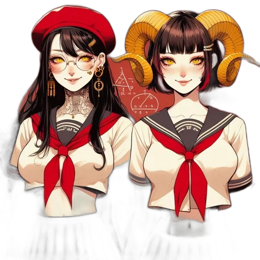 anime, pixel art, concept art, fantasy art transparent PNG cut-out