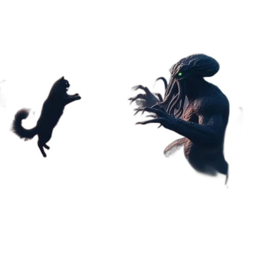 creature, animal, dragon, hair transparent PNG cut-out