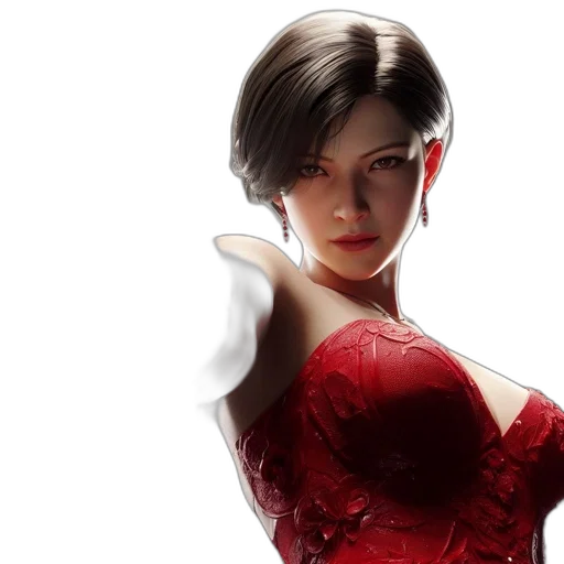 dress, photorealistic, concept art, 3d render transparent PNG cut-out