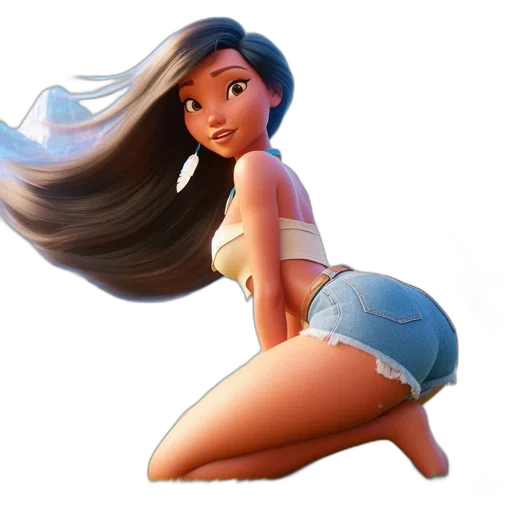 hair, dress, concept art, cartoon transparent PNG cut-out