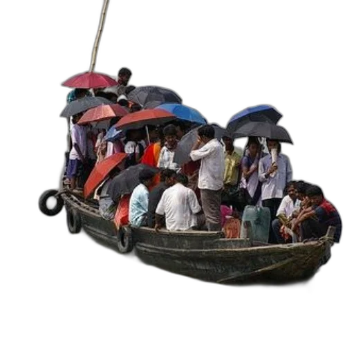 umbrella, car, staff, hat transparent PNG cut-out