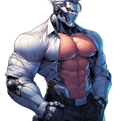 robot, animal, comic book art, concept art transparent PNG cut-out